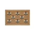 thumbnail image 2 of kkbbma Summer Floor Mat, 50x80cm Floral Patterned Bee Design Door Mat, Heavy Duty Scraper Rug for Outdoor Entrance, Indoor Welcome Carpet for Front Rear Side Doors Decor, 2 of 7
