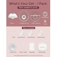 thumbnail image 5 of Momcozy M5 Wearable Breast Pump, Electric Breast Pump Hands Free Purple, One Pump Only, 5 of 10