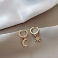 thumbnail image 2 of Minnieouse Pendientes asimétricos clásicos para mujer, aretes de cobre no tóxico y línea suave, asimétricos, resistentes al óxido Ropa, zapatos y accesorios Miscelánea oro, 2 of 6