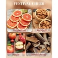 thumbnail image 2 of M&SENSE Festival Cheer - Apple & Sandalwood Scented Candle, 18oz Natural Soy Wax, 100 Hours Long Lasting Wooden Wick Candle, Aromatherapy Candle for Housewarming, Holiday Scented Gift, 2 of 8