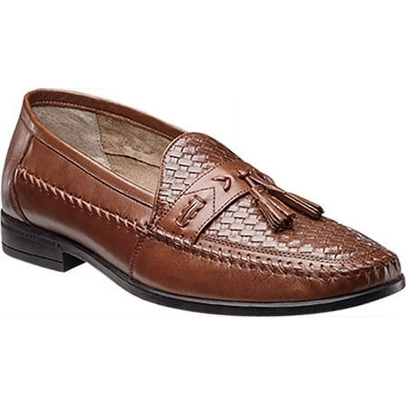 Nunn Bush Men's Strafford Woven Moc Tassel Loafer (Wide Available)