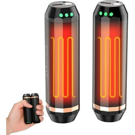 Magnetic Hand Warmers Rechargeable, 2 Pack Hand Warmer Portable Reusable, 6000mAh Electric HandWarmer 3 Levels Heat, Up To 12 Hrs, Tech Gifts For Men