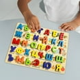 thumbnail image 6 of yotijay 1 Piece Russian Alphabet Words Recognition Wooden Pegged Puzzles Colorful, 6 of 9