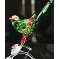 thumbnail image 2 of Swarovski Color Crystal Bird Figurine GREEN MAGPIE -5244650, 2 of 2