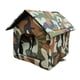 thumbnail image 4 of Refugio impermeable para gatos, casa para mascotas, cálido y plegable para animales pequeños, incluye M, 4 of 9
