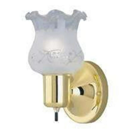 Boston Harbor W22BB01-2349ECD3L One Light Wall Fixture, Polished Brass