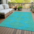 thumbnail image 6 of Addison Rugs Chantille Indoor/Outdoor Transitional Geometric Aqua Washable Rectangle Rug, 10' x 14', 6 of 6