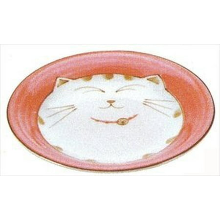 - Smiling Cat Porcelain Dish, 6.5