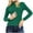 Green, variant on Wancir Women’s Cute Cropped Sweater Top Cable Knit Crew Neck Pullover Light Weight
