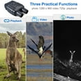 thumbnail image 3 of Night Vision Goggles Night Vision Binoculars Digital Infrared Device Telescope for , Spy, Tactical, Security, 3 of 6