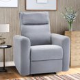 thumbnail image 3 of Bedroom Resting Sofa Soft Surface Sofa with Four Removable Armrests and Two Backrests - Gray, 3 of 8