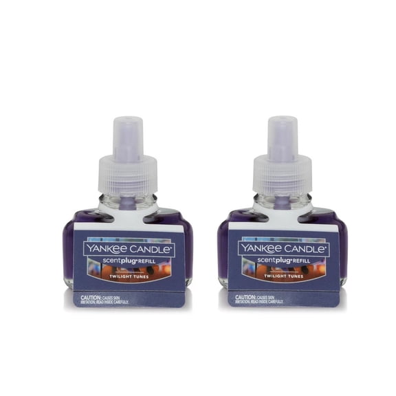 Yankee Candle TWILIGHT TUNES Scentplug Fragrance Oil Refills (Set of 2)