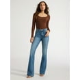 thumbnail image 3 of Sofia by Sofia Vergara Women's and Women's Plus Melisa Flare High Rise Jeans, 30.5", 32.5" and 34.5" Inseams, Sizes 0-28, 3 of 5