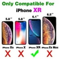 thumbnail image 5 of Compatible with iPhone XR 6.1 Phone Case Hybrid Rugged Shockproof Hard Protective Drop Proof Full Body Heavy Duty Mobile Cell Cover for iPhoneXR iPhone10 10XR 10R RX CR iPhoneXRcases Women Men Black, 5 of 8