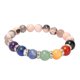 thumbnail image 3 of Pulsera De Chakra Cuerda Elástica Alivio Del Estrés Relajante Pulsera De Cuentas Estrechamente Conectada Para Meditación Fiesta Curación Rosa, 3 of 5