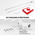 thumbnail image 2 of G128 Combo Pack: Flag Pole 6 FT Silver Tangle Free & Canada Canadian Flag 3x5ft 150D Printed Polyester, 2 of 9