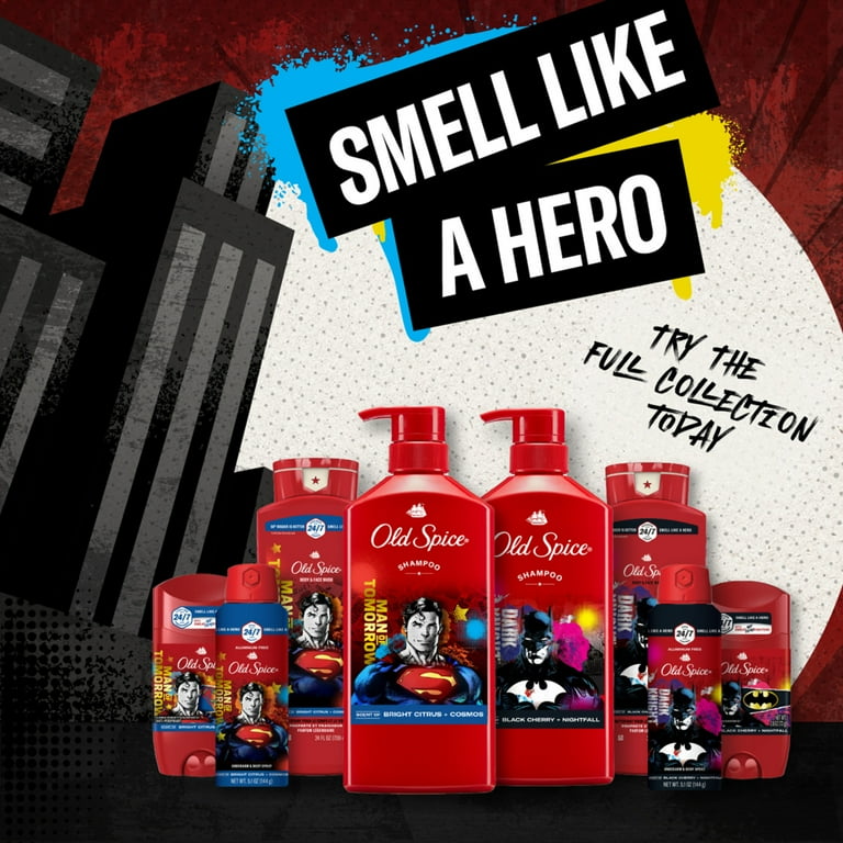 Old Spice Men's Shampoo, Batman DC Comic Collaboration, Black