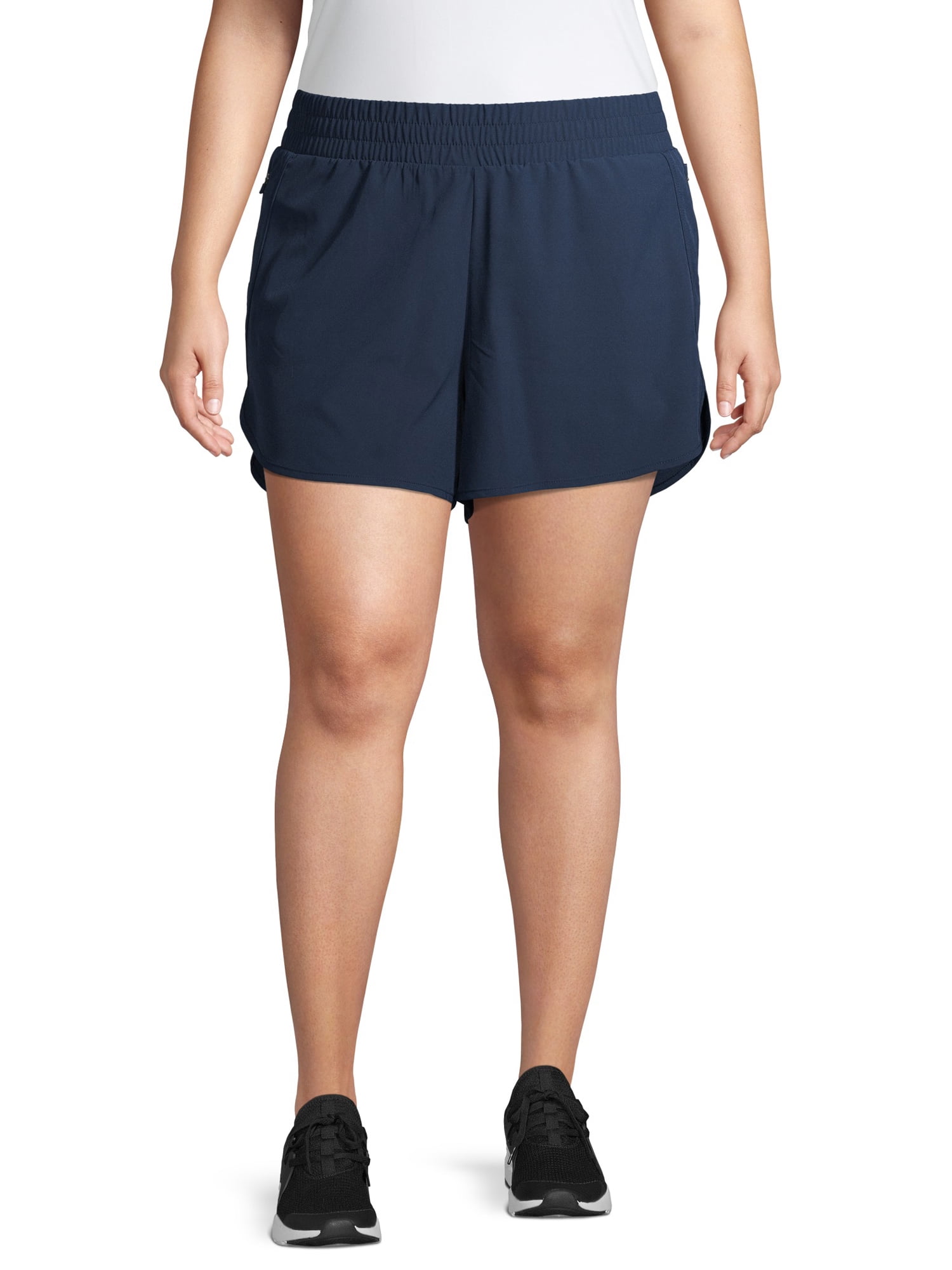 women's plus size running shorts
