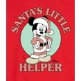 thumbnail image 3 of Disney - Mickey Santas Little Helper - Men's Crew Fleece Sweatshirt Sweatshirt, 3 of 5