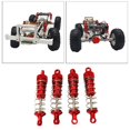 thumbnail image 4 of Amortiguador de 4 piezas Zulema WLTOYS A959 K929 WPL C24 C34 D90 MN45 rojo, 4 of 8