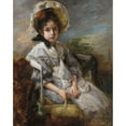 thumbnail image 2 of Jacques-Émile Blanche 15x18 Black Ornate Wood Framed Double Matted Museum Art Print Titled - Pouponne Zelinska in the Basket (1896), 2 of 5