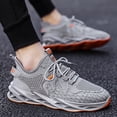thumbnail image 2 of Zapatillas de running casual para exteriores grises Four Seasons Lightweight Outdoor - Hombre, 2 of 6