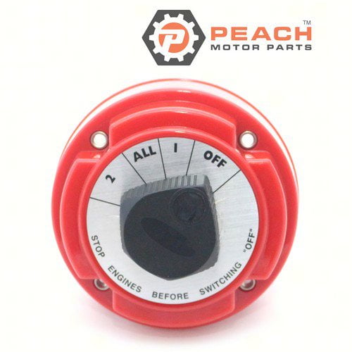 Peach Motor Parts PMBATTERYSWITCH2A Switch, Boat Battery Selector