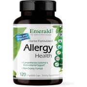 Emerald Labs Allergy Health with Vitamin C, Quercetin, Bromelain and N-Acetyl Cysteine - Natural Allergy Pills and Antihistamine Support - 120 Vegetable Capsules