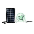 thumbnail image 4 of LEORX 1Set USB Rechargeable Solar Fan Small Portable Air Cooler with Assorted Colors for Daily Use, 4 of 6