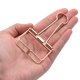 thumbnail image 4 of Clips para carpetas Extra grandes de 2 pulgadas, abrazaderas de papel grandes de oro rosa para suministros escolares de oficina (15 uds), superficie chapada, resistente al óxido, 4 of 5