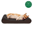 thumbnail image 3 of FurHaven Pet Dog Bed | Memory Foam Ultra Plush Luxe Lounger Pet Bed for Dogs & Cats, Chocolate, Large, 3 of 13