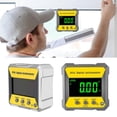 thumbnail image 2 of Magnetic Digital Angles Meter Waterproof Digital Protractor Angles Gauges Level with Magnetic Base & LCD Display, 2 of 4