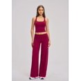 thumbnail image 2 of PISONIC Womens Workout Sets 2 Piece Racerback Crop Top Straight Leg Yoga Pants Yoga Pilates Outfits, 2 of 7