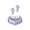 Purple, variant on AI Translator Earbuds, 144 Languages Real-Time 3-in-1 Wireless Device with USB Charging, Travel Use