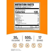 BulkSupplements Peanut Protein Powder - 30g per Serving - 500 Grams (1.1 lbs) - 17 Servings