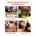 thumbnail image 6 of VEVOR Wedding Flower Stand, 10PCS 31.5-inch Column Flower Stand, Floral Stands with Metal Laminate, Cylindrical Cubic Floral Display Rack for Wedding, Party, Birthday, Home, Gold Centerpiece Stands, 6 of 9