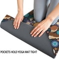 thumbnail image 3 of Cute Hedgehog Pioneer Flower Hot Yoga Mat Towel Non Slip for Hot Yoga - Quick-Drying Yoga Mat Cover with 4 Corner Pockets with Travel Bag - Hot Yoga Towel Non Slip 74"x26", 3 of 6