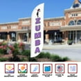 thumbnail image 4 of Zumbba Sign feather flag for Outdoor by Mavis Printing | 11.5 FEET Long Polyester Outdoor Banner Flag for Easy Hang | HD Print Swooper I Flag Only to Advertise Zumba| Made in USA I Flag Only, 4 of 5
