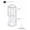 Cherry 189, variant on Corner Curio Cabinet with Light, Glass Display Shelf for Collectibles, Adjustable Tempered Glass Shelves, Cherry MDF, 15.35x15.35x69.59 Inches