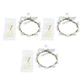 thumbnail image 2 of Corona de flores ANGGREK para boda material de poliéster Tamaño ajustable 3 juegos con correas para los hombros, 2 of 8