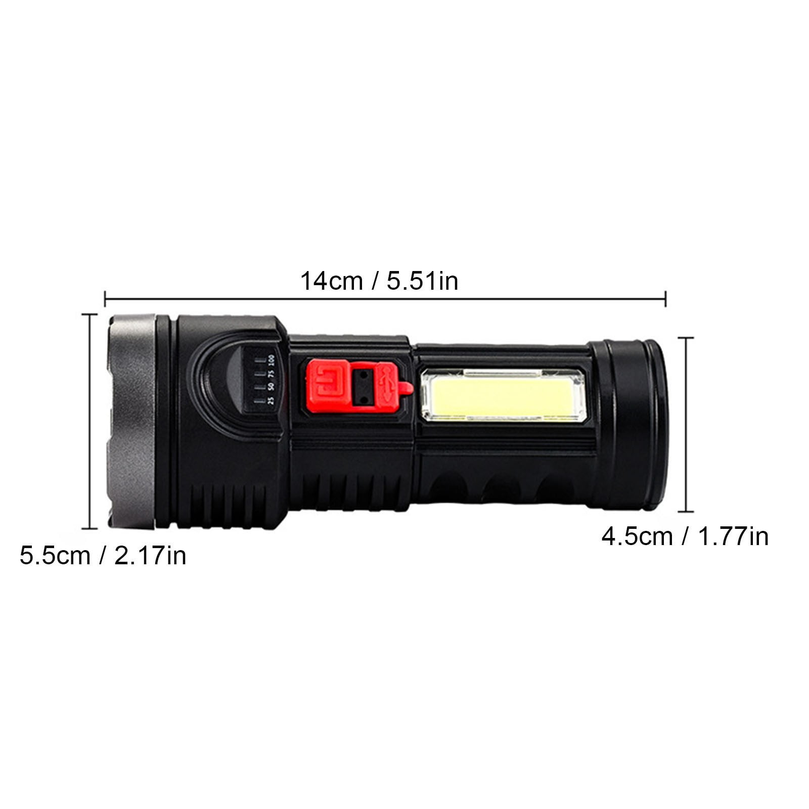Easter Decorations Kokovifyves Clearance Sales Outdoor Outdoor USB Rechargeable OSL+COB LED Flashlight Ultra Bright Torch Light 4 Modes