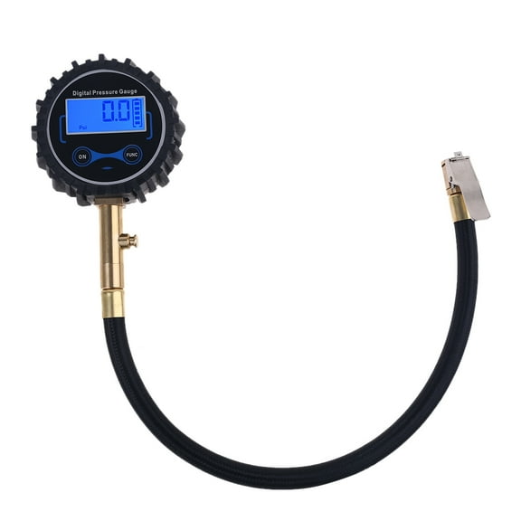 URTERYSER Digital Tyre Pressure Gauge Car Tire Pressure Gauge for Truck Car Motorcycle with Hose & Backlight LCD Display