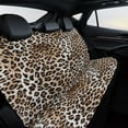thumbnail image 4 of Animal Cheetah Print Car Rear Seat Cover, Suitable for Automobiles SUV、 General Motors Back Seat Protectors for Cars, Trucks, 4 of 6