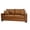 Light Brown, variant on 69" Modern Loveseat Sofa with Deep Seat & 2 Pillows,PU Fabric Upholstered Sofa Couch for Living Room,Bedroom,Black