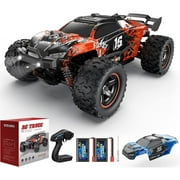 KIDOMO 60 KM/h High Speed 4WD RC Cars, 70 Mins Run 4x4 Remote Control Off-Road Trucks for Boys and Adults with 2 Batteries