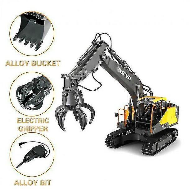 2.4g 3 In 1 Alloy Remote Control Excavator Toy Walmart.ca