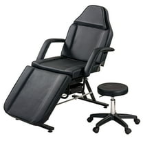 Multipurpose Tattoo Chair And Adjustable Esthetician Bed With Hydraulic Stool For Spa And Beauty Treatments