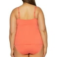 thumbnail image 3 of BCA Women's Plus Size Samantha Tankini V Neck Swimsuit Top, 3 of 3