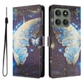 thumbnail image 1 of FOXDOCK Funda Tipo Cartera para Motorola Edge 60 Pro con Soporte y Correa – Diseño de Patrones Lindos, 1 of 6