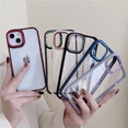 thumbnail image 3 of FYBTO Compatible with iPhone Case Electroplated Lens Ring Shockproof Phone Case Clear Protective Slim Fit for iPhone 13 Pro Max（Royal Blue）, 3 of 6
